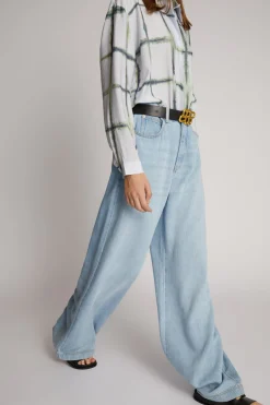 MUNTHE Obey Pants Blue