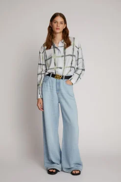 MUNTHE Obey Pants Blue