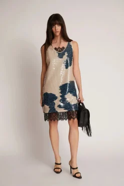 MUNTHE Tuffy Top Palliet Ivory