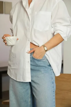 NEO NOIR Dalma C Poplin Shirt Hvid