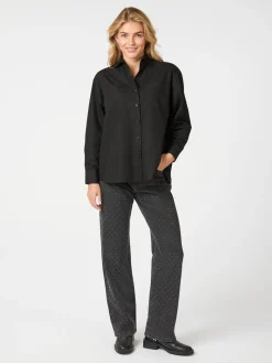 NEO NOIR Dalma C Poplin Shirt Black