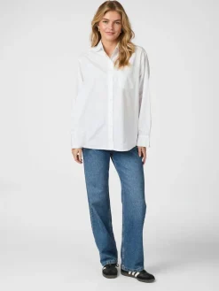 NEO NOIR Dalma C Poplin Shirt Hvid