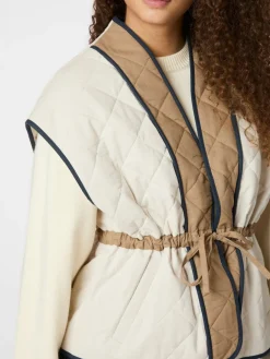 NEO NOIR Helen Solid Vest Creme