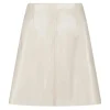 NEO NOIR Hemine Patent Skirt Creme