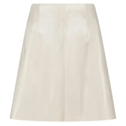 NEO NOIR Hemine Patent Skirt Creme