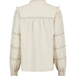NEO NOIR Isala Corduroy Shirt Ivory