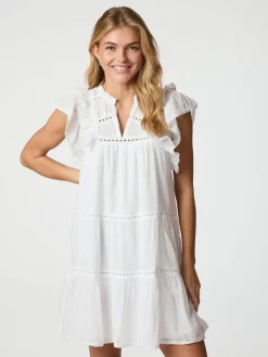 NEO NOIR Jamma Volie Dress Hvid