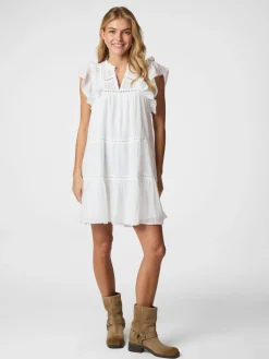 NEO NOIR Jamma Volie Dress Hvid