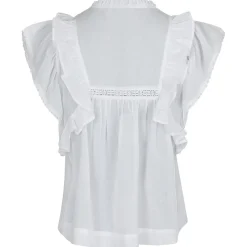 NEO NOIR Jayla S Voile Top White