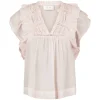 NEO NOIR Jayla Voile Top Light Pink