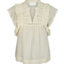 NEO NOIR Jayla Voile Top Light Yellow