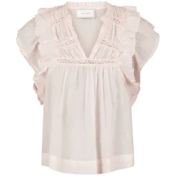 NEO NOIR Jayla Voile Top Light Pink