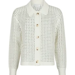 NEO NOIR Laurana Crochet Cardigan Off White