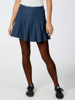NEO NOIR Laurina Denim Skirt Dark Blue