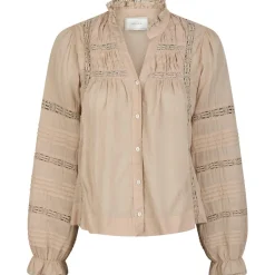 NEO NOIR Lyla Volie Blouse Toffee