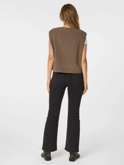 NEO NOIR Mariko Teddy Vest Taupe