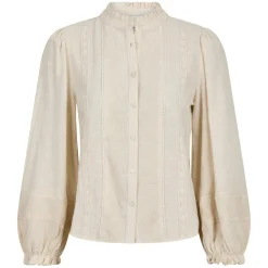 NEO NOIR Marlowe Deco Blouse Ivory