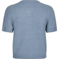 NEO NOIR Mitta Knit Cardigan Smoke Blue