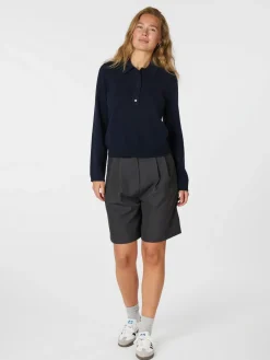 NEO NOIR Nika Structure Shorts Dark Grey