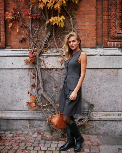 NEO NOIR Nika Structure Shorts Dark Grey