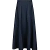 NEO NOIR Raya Denim Skirt Dark Blue