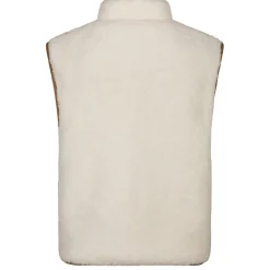 NEO NOIR Scout Teddy Waistcoat Off White