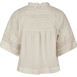NEO NOIR Siama S Voile Blouse Ivory