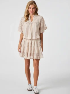 NEO NOIR Siama S Voile Blouse Ivory