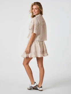 NEO NOIR Siama S Voile Blouse Ivory