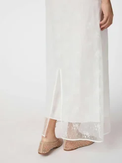 NEO NOIR Tarzana Lace Sequins Dress White