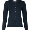 NEO NOIR Teller Knit Blouse Dark Navy