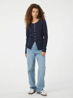 NEO NOIR Teller Knit Blouse Dark Navy