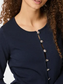 NEO NOIR Teller Knit Blouse Dark Navy