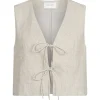 NEO NOIR Varsa Ramie Waistcoat Nature