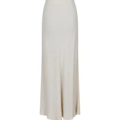 NEO NOIR Viso Linen Skirt Natural