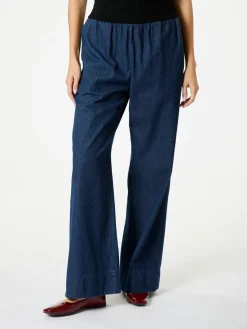 NEO NOIR Yana Denim Long Pants Dark Blue
