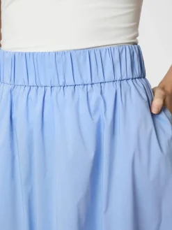 NEO NOIR Yara Poplin Skirt Sky Blue