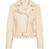 NOTYZ Biker Jacket Ivory W. Light Gold Acc.
