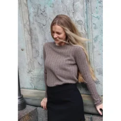 O'TAY Anna Blouse Brownstone