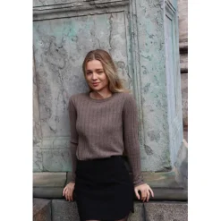 O'TAY Anna Blouse Brownstone