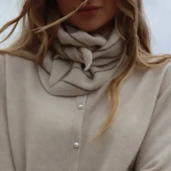 O'TAY Belis Scarf Warm Beige