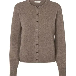 O'TAY Faith Cardigan Brownstone