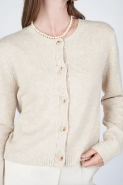 O'TAY Idona Cardigan Warm Beige