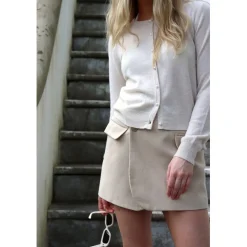 O'TAY Lailabeth Cardigan Warm Beige