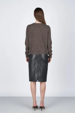 O'TAY Victoria Cardigan Murky Brown