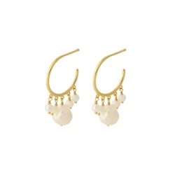 PERNILLE CORYDON Bay Hoops Earring (guld/sølv)
