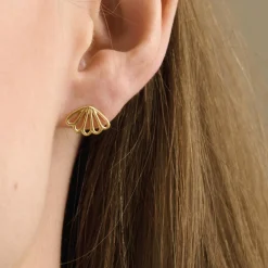 PERNILLE CORYDON Bellis Earstick (guld/sølv)