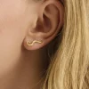 PERNILLE CORYDON Elva Ear Climbers (guld/sølv)