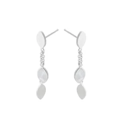 PERNILLE CORYDON Flake Earrings Length (guld/sølv)