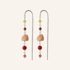 PERNILLE CORYDON Golden Fields Earring Length (guld/sølv)